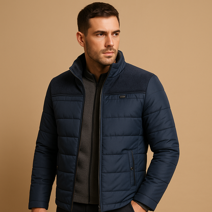 Men's Soft Fleece Zip Up Jacket - Warm and Cozy - OutfitLondon