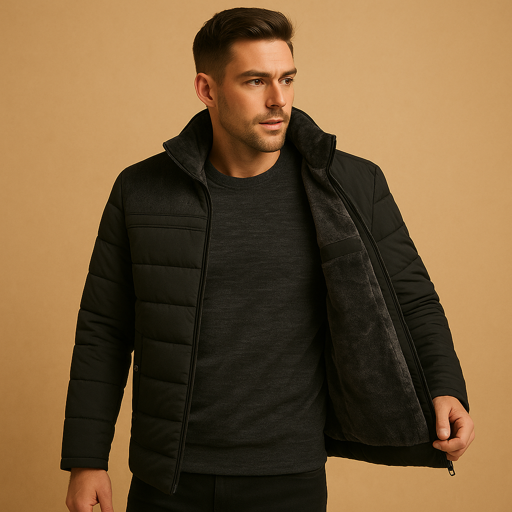 Men's Soft Fleece Zip Up Jacket - Warm and Cozy