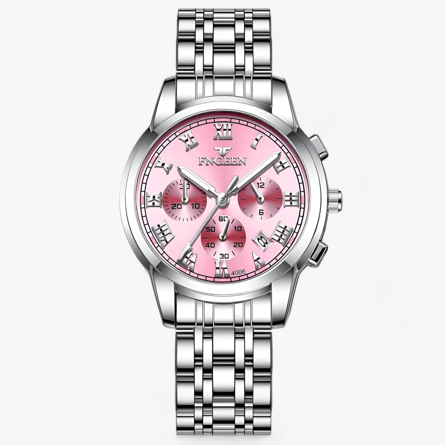 Elegant Stainless Steel Ladies Watch