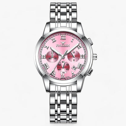 Elegant Stainless Steel Ladies Watch