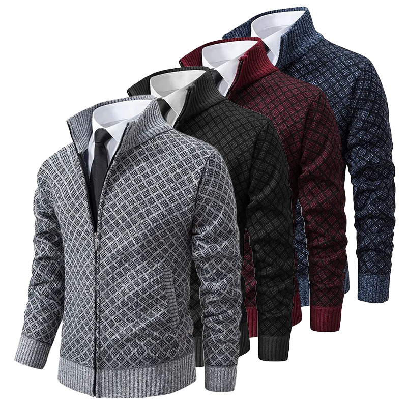 Premium Men's Cable Knit Sweater