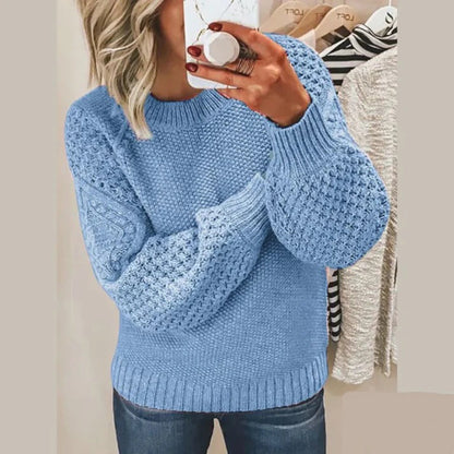 Classic Chic Ladies Crew Sweater