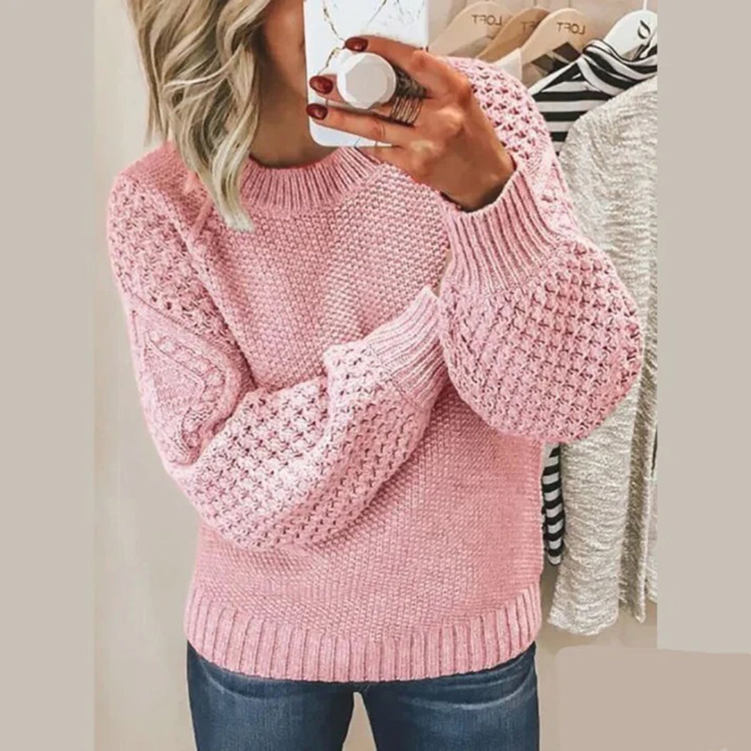 Classic Chic Ladies Crew Sweater