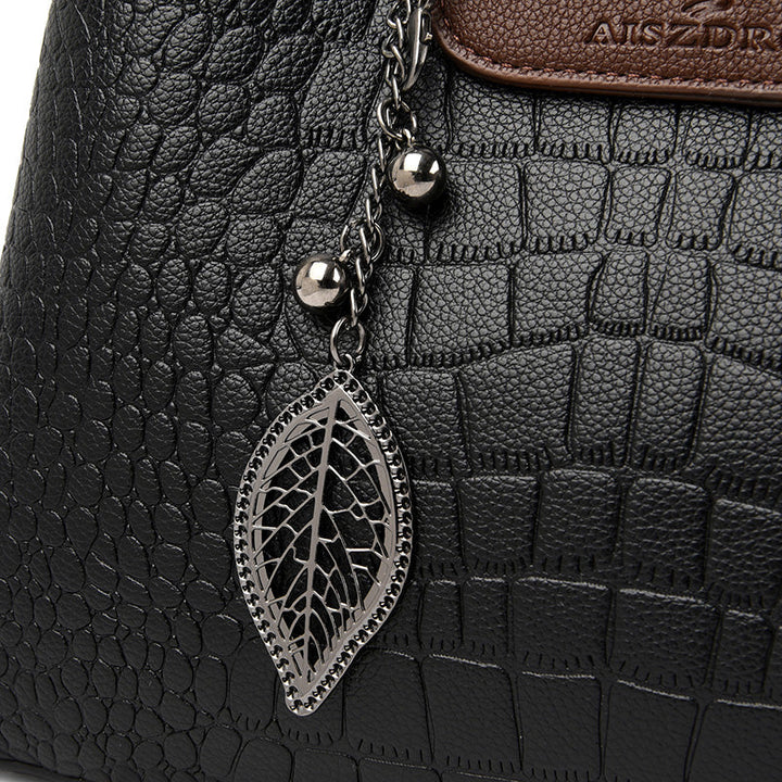 Premium Genuine Leather Tote Bag - Amara