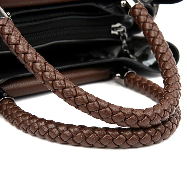 Premium Genuine Leather Tote Bag - Amara
