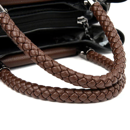 Premium Genuine Leather Tote Bag - Amara