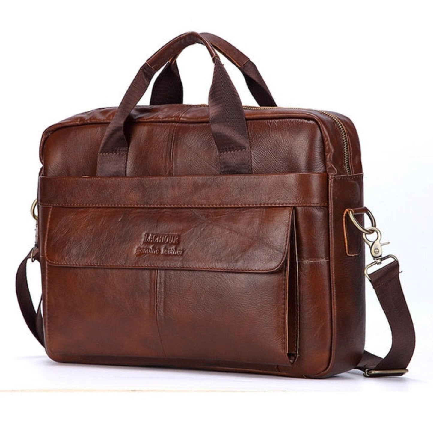 Premium Quality Leather Laptop Briefcase