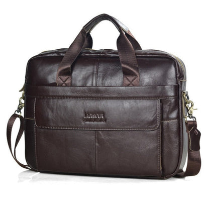 Premium Quality Leather Laptop Briefcase