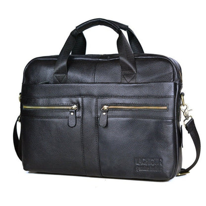 Premium Quality Leather Laptop Briefcase - OutfitLondon