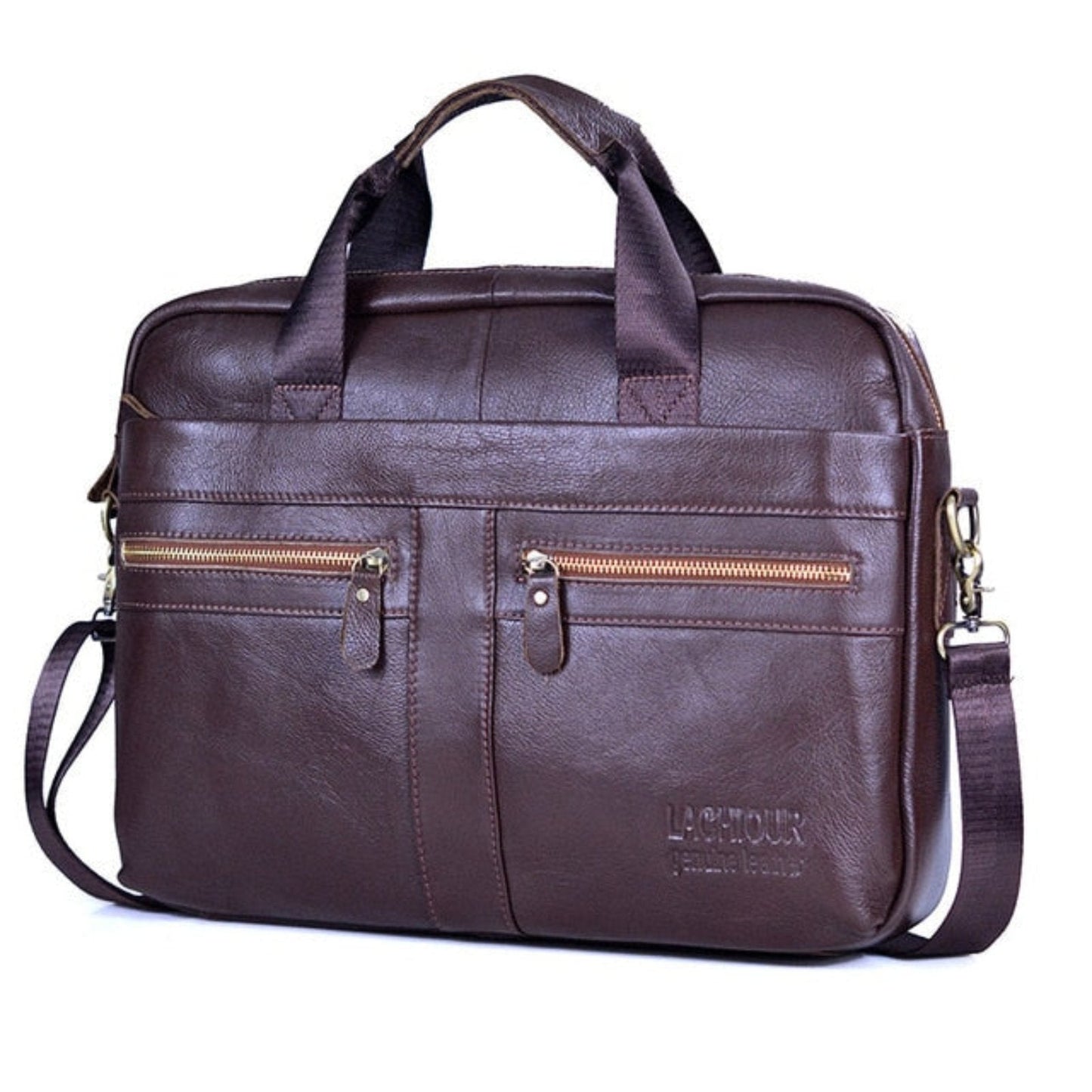 Premium Quality Leather Laptop Briefcase