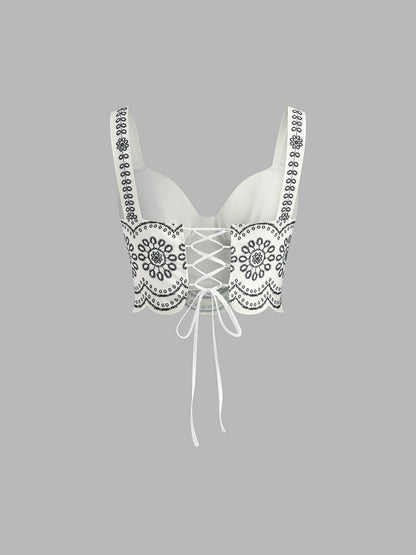 Lydia | Sleeveless Tie Back Co Ord Set Women
