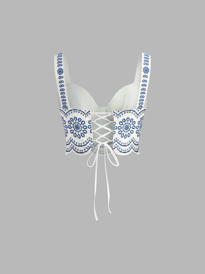 Lydia | Sleeveless Tie Back Co Ord Set Women