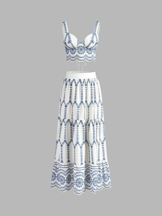 Summer Tie Back Tank Top Outfit for Women - OutfitLondon