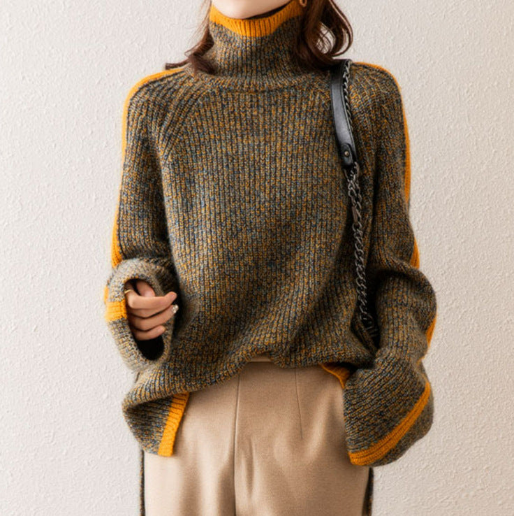 Comfortable Fit Crew Neck Sweater - OutfitLondon