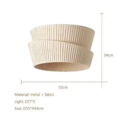 Beautiful Fabric Pendant Light