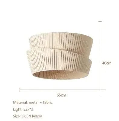 Beautiful Fabric Pendant Light