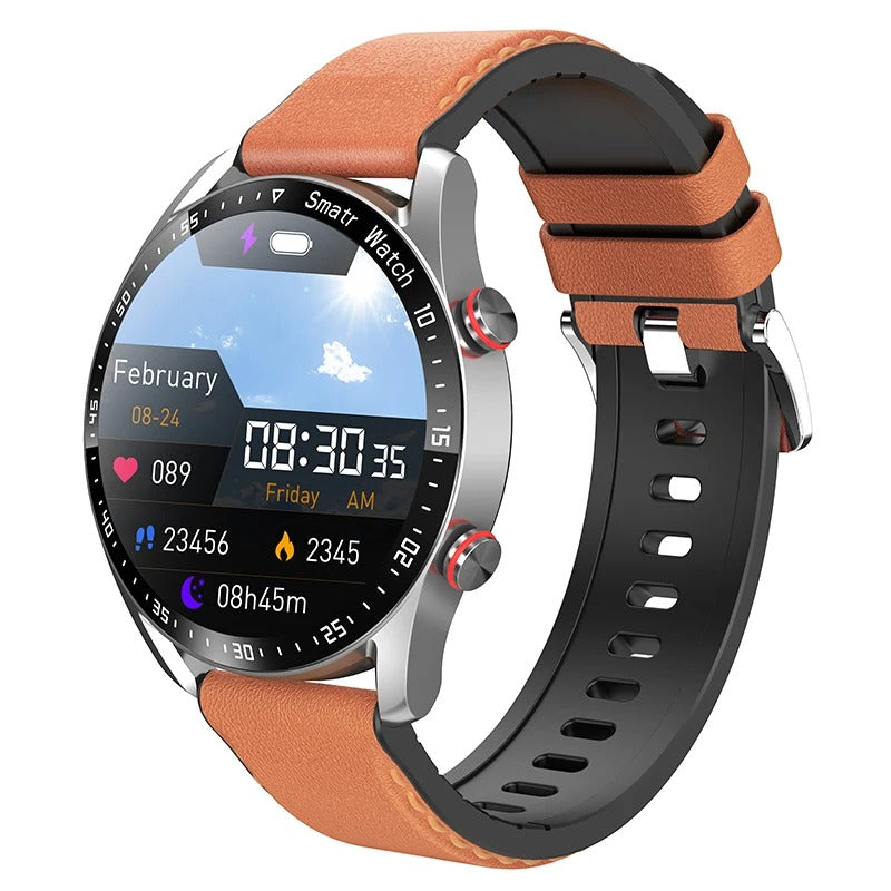 Modern Mens Sports Watch with Bluetooth Fitness Monitor