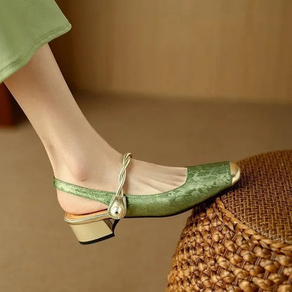Classic Buckle Back Pumps