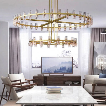 Elegant Glass Drop Pendant Lamp - OutfitLondon