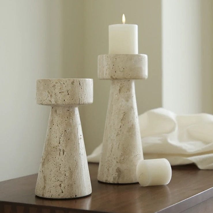 Beautiful Marble Candle Holder - OutfitLondon