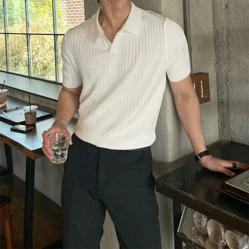 Classic Men's Slim Fit Polo Shirt - OutfitLondon
