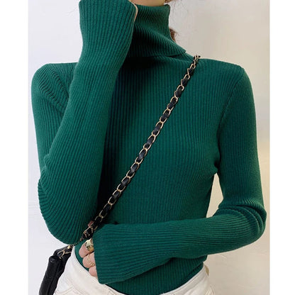 Soft Women's Turtleneck Cashmere Sweater