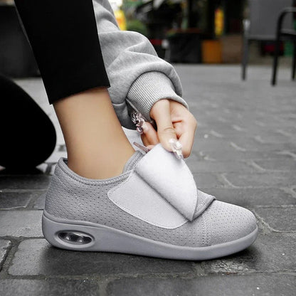 Comfortable Wide Fit Walking Shoes - Slip Resistant
