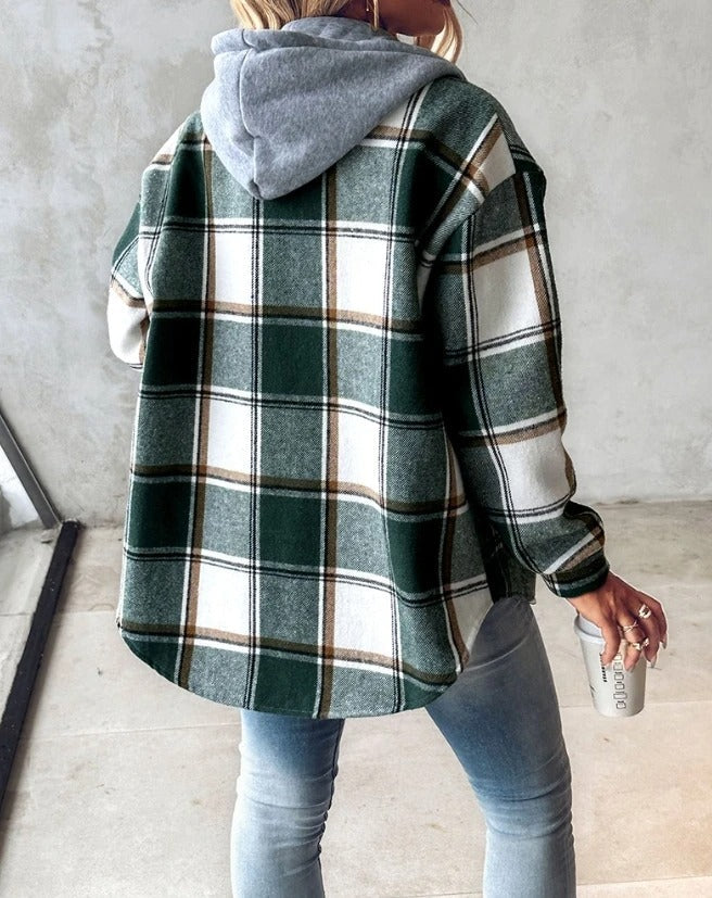 Cozy Plaid Shirt Jacket for Everyday Wear