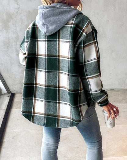 Cozy Plaid Shirt Jacket for Everyday Wear