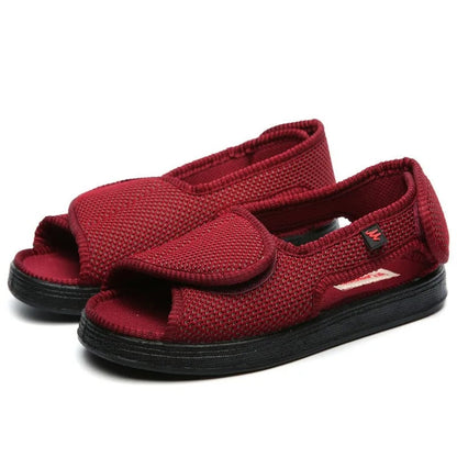 Comfortable Wide Fit Diabetic Sandals with Grip Soles