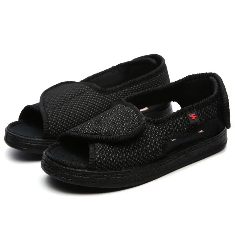 Comfortable Wide Fit Diabetic Sandals with Grip Soles