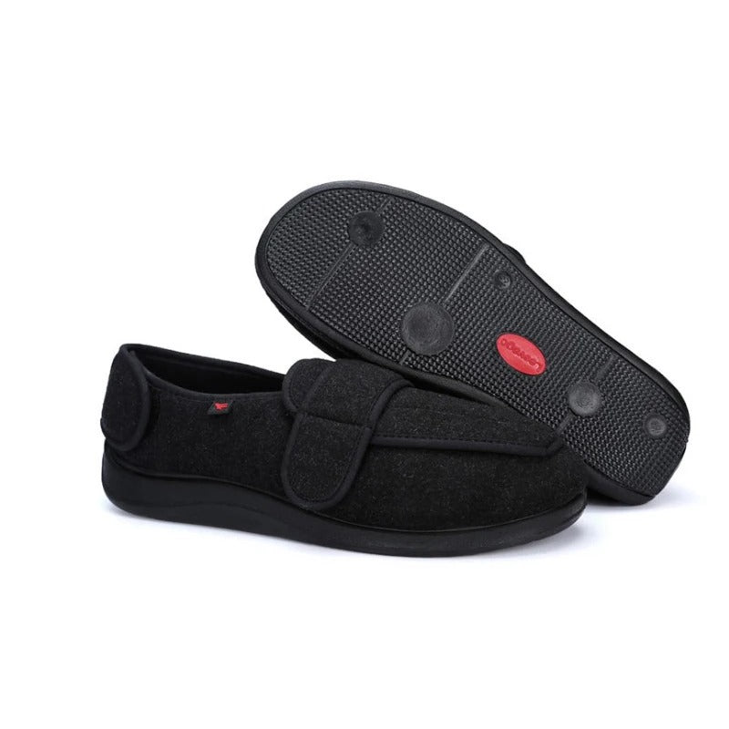 Soft Diabetic Slippers for Wide Feet - Adjustable Comfort