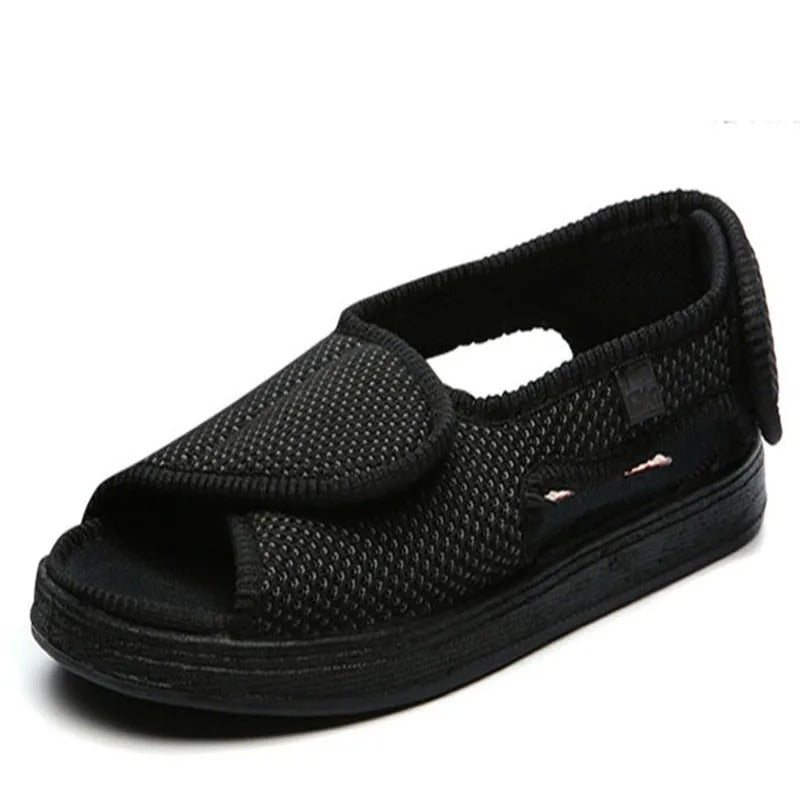 Comfortable Wide Fit Diabetic Sandals with Grip Soles