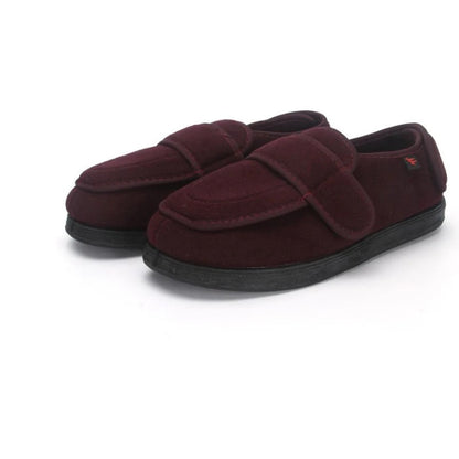 Soft Diabetic Slippers for Wide Feet - Adjustable Comfort