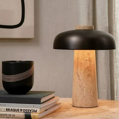 Earth Tone Rock Desk Lamp - OutfitLondon