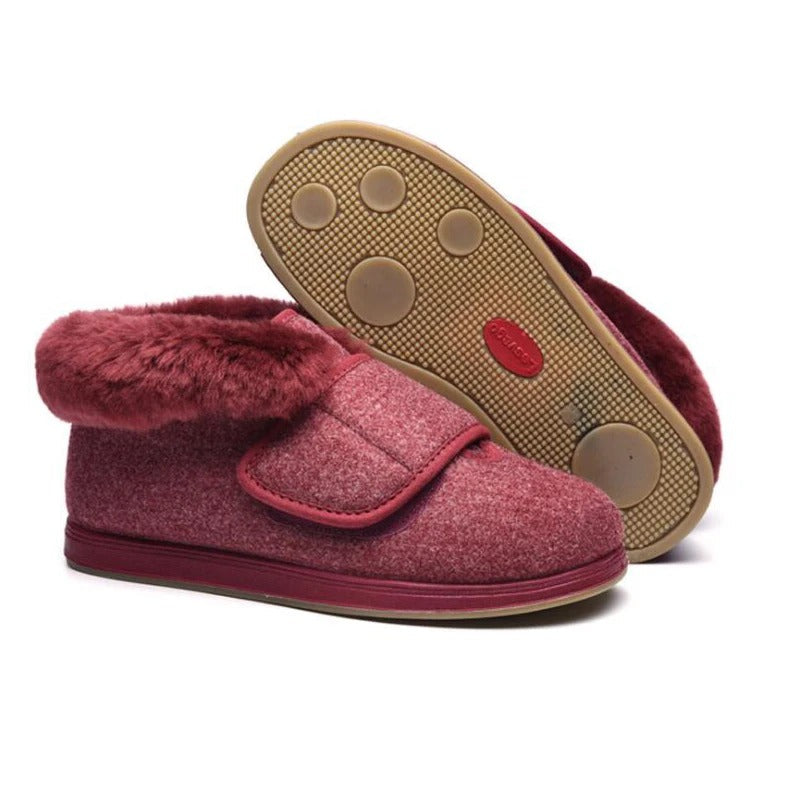 Comfortable Fit Cotton Sneakers - Extra Wide Feet - OutfitLondon