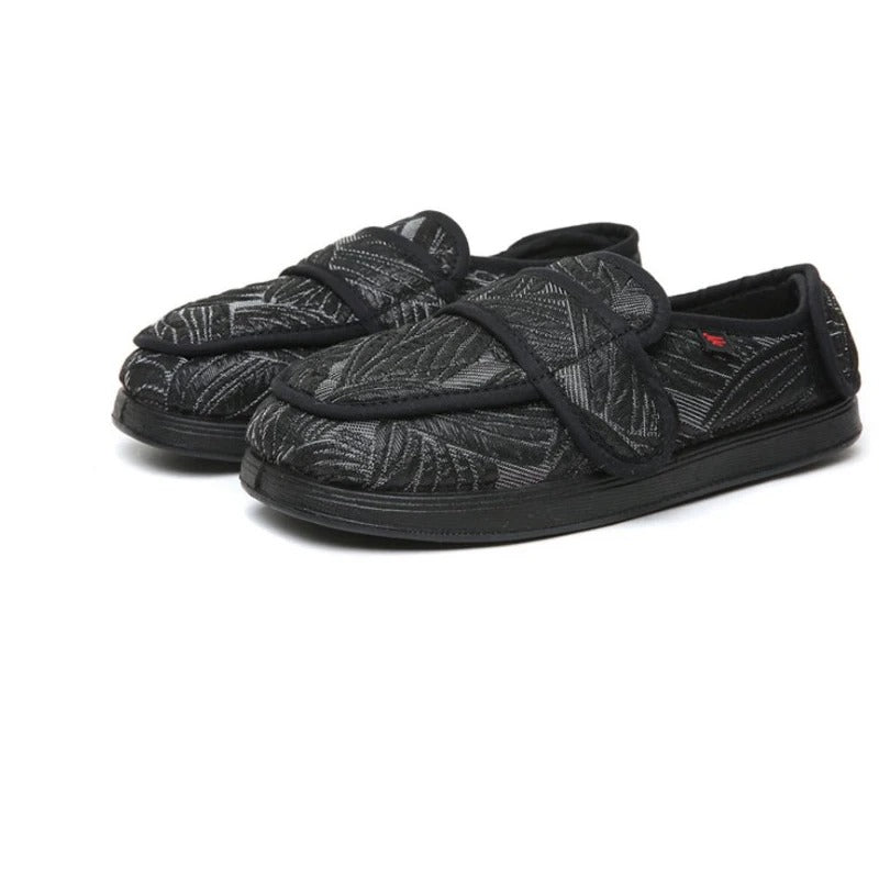Soft Diabetic Slippers for Wide Feet - Adjustable Comfort