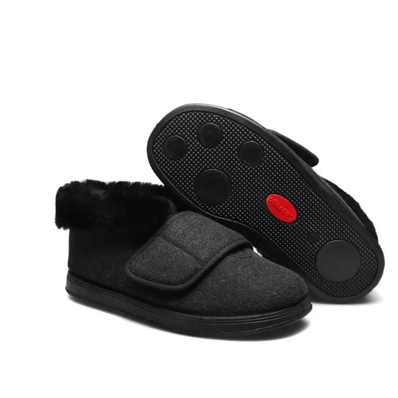 Comfortable Fit Cotton Sneakers - Extra Wide Feet