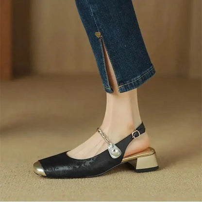 Classic Buckle Back Pumps
