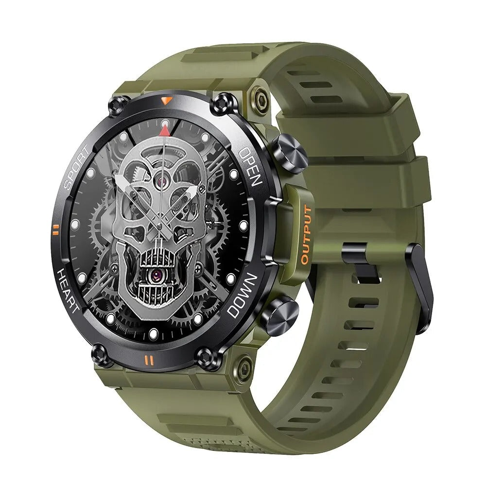 Tough Waterproof Fitness Smartwatch with Extended Battery