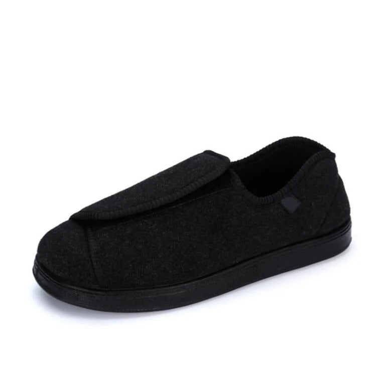 Comfortable Wide Fit Adjustable Shoes - OutfitLondon
