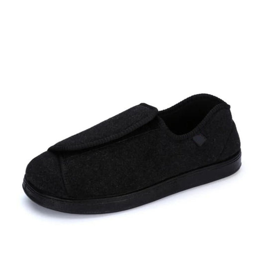 Comfortable Wide Fit Adjustable Shoes - OutfitLondon