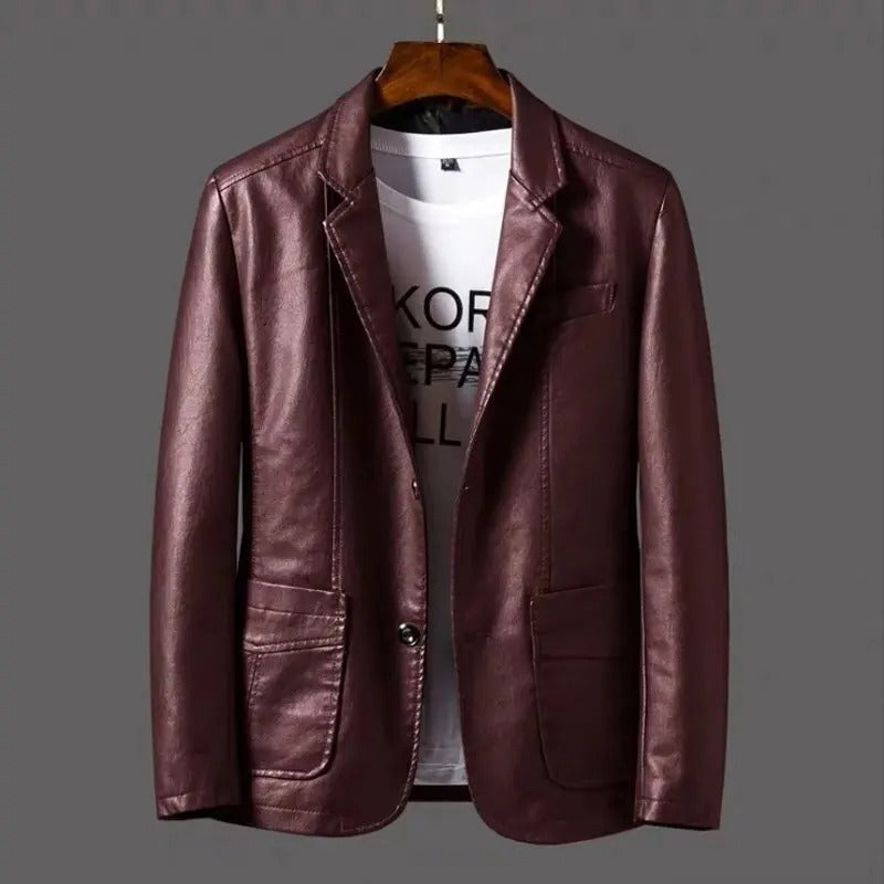 Stylish Genuine Leather Biker Jacket
