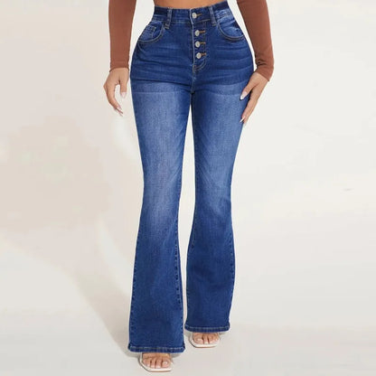 Relaxed Fit High Waisted Ladies Jeans