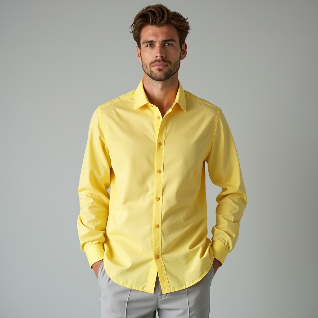 Traditional Style Mens Formal Dress Shirt - OutfitLondon
