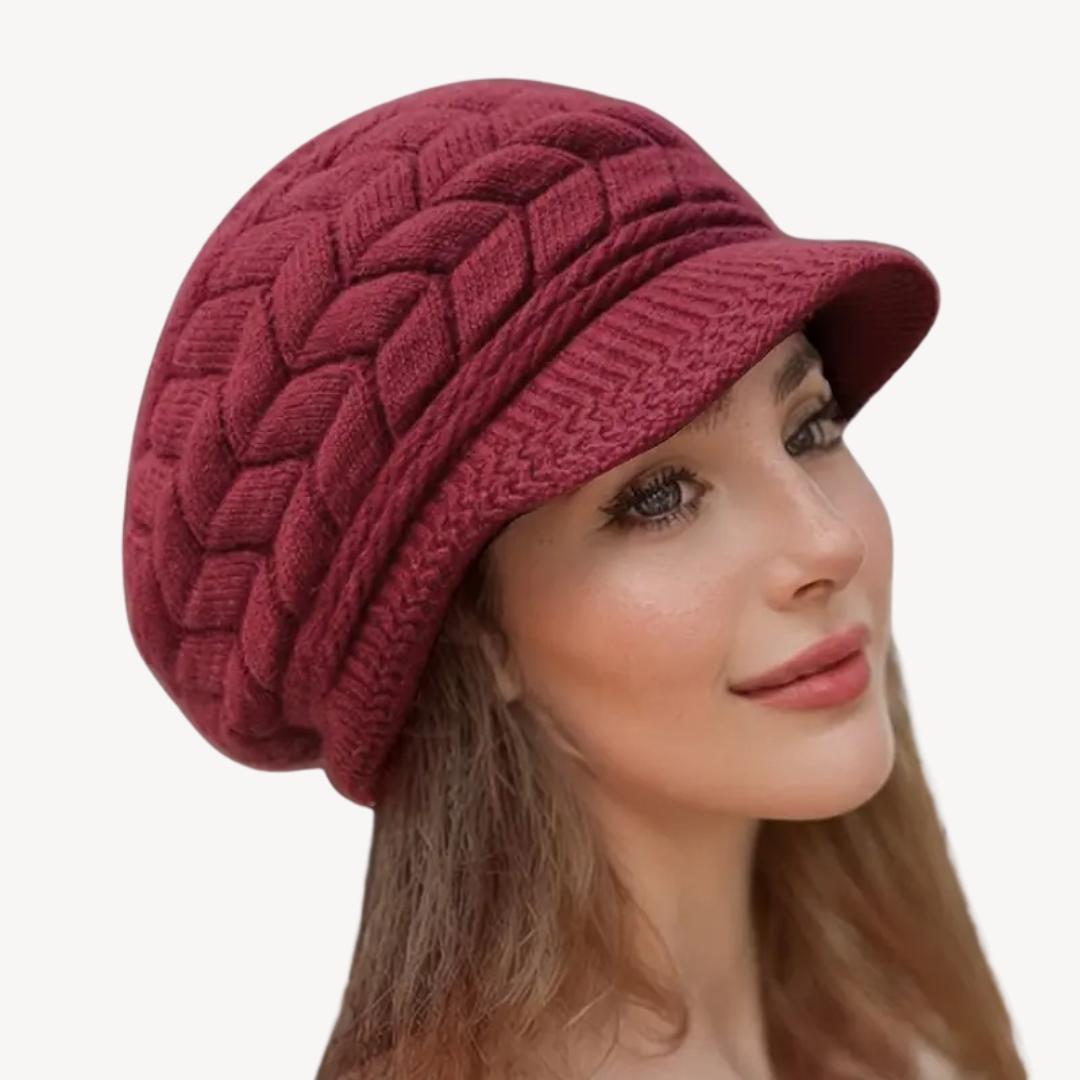 Warm Cable Winter Hat for Ladies