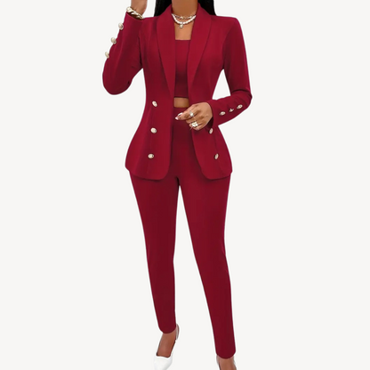 Classic Fit Blazer and Trousers Suit