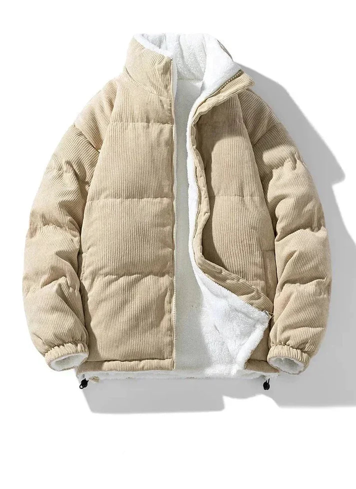 Warm Reversible Parka Coat