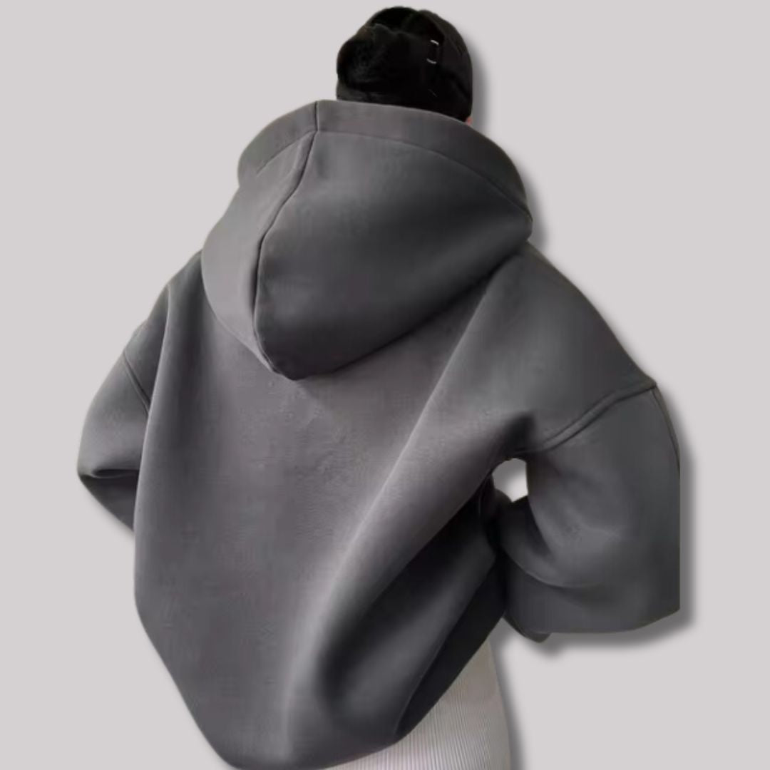 Warm Fashionable Hooded Sweatshirt