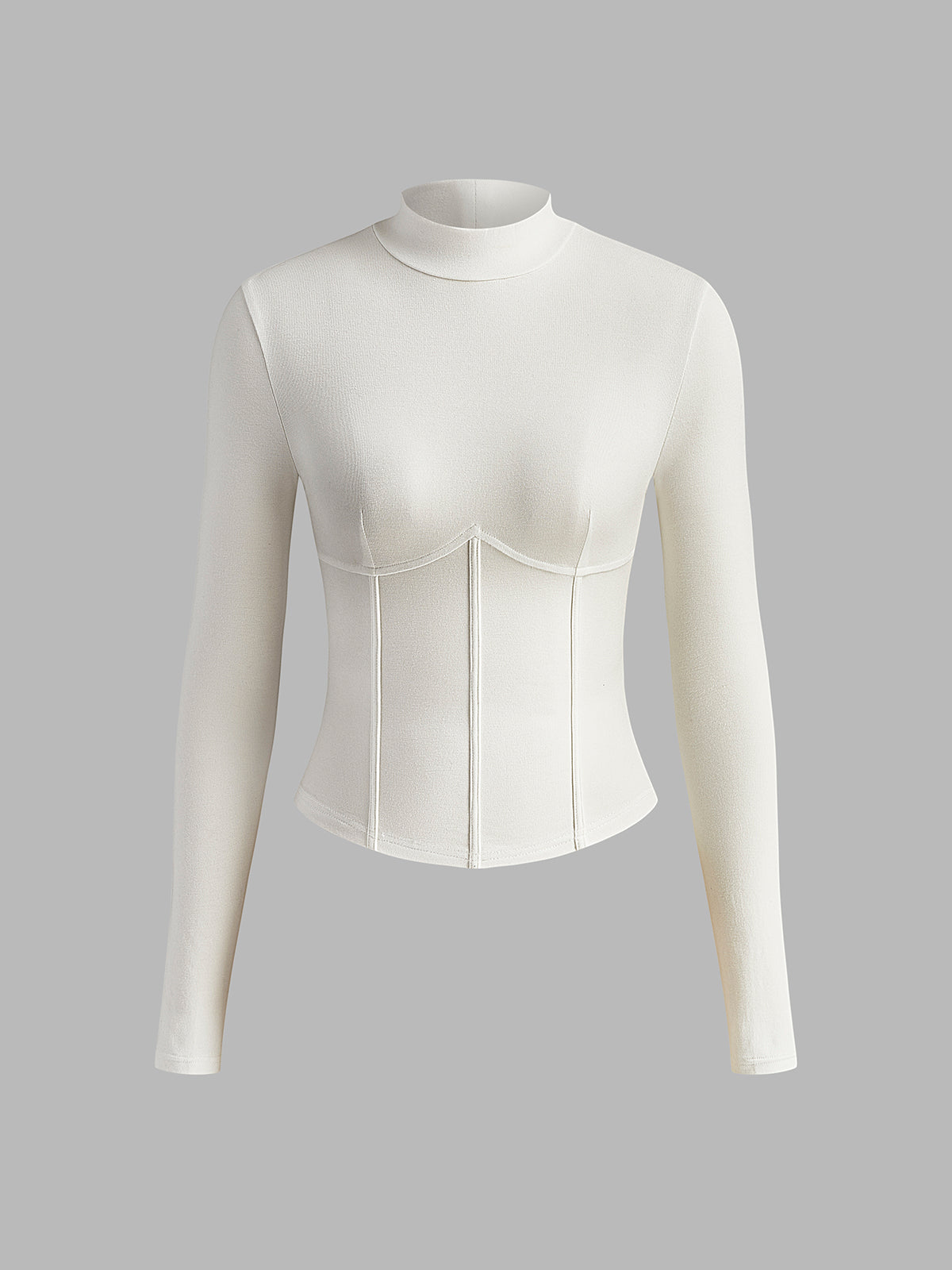 Mariana | Slim Fit Mock Neck Holiday T-Shirt